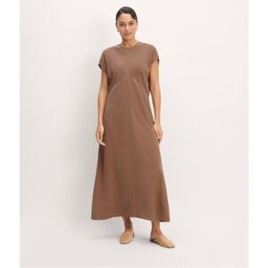 Everlane Tencel Midi Short Sleeve Dress
